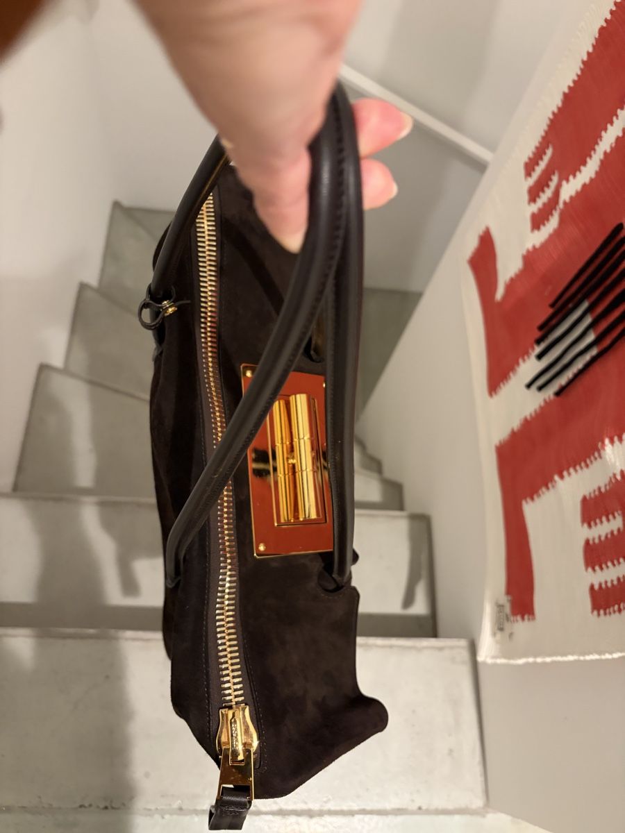 Borse da donna: Tom Ford Alix Hobo Bag Brown suede – Usato da Zürich venduto da Sonikasantos 5