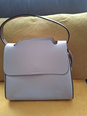 Élégant sac beige cuir itaMood femme excellent état Neuf!