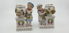 2 antike Porzellanfiguren gemarkt