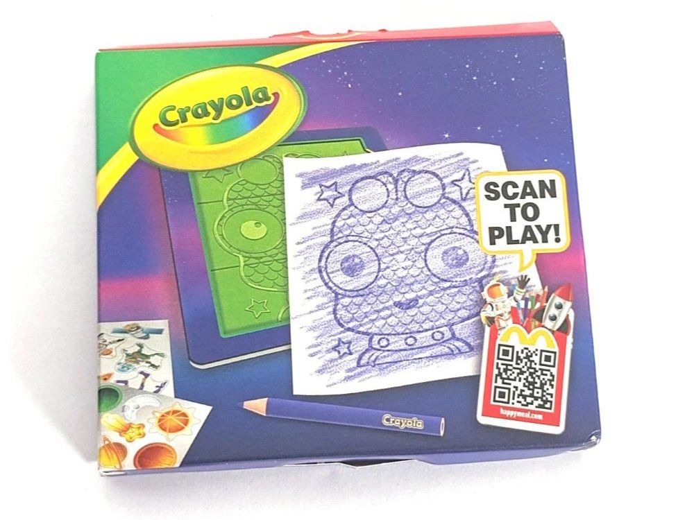 Mc Donald's Giocattoli: CRAYOLA Alien Rubbing Plates Station – Usato da Thielle venduto da Plusvalue_Neuchatel