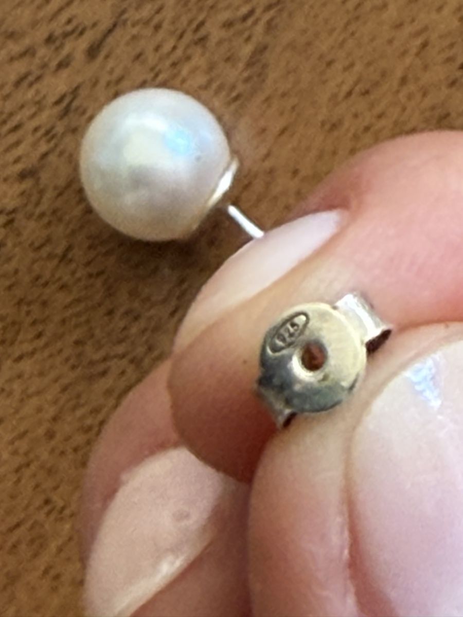 Boucles d'oreille: Orecchini con perle argento 925 – D'occasion à Cademario par Iby_30 1