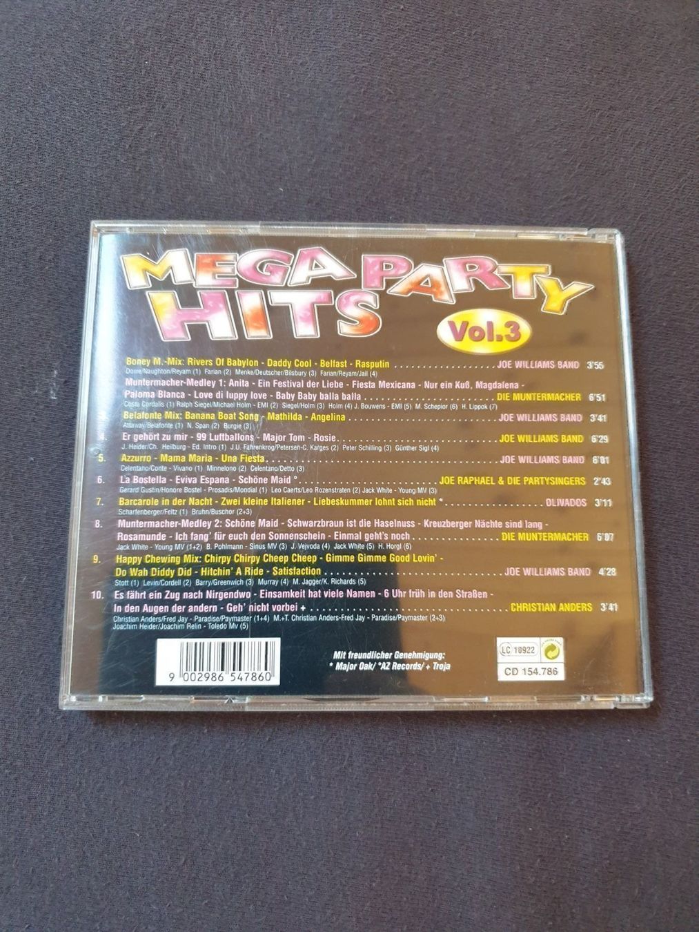 CD: Mega Party Hits - Vol. 3 – Usato da Schüpfheim venduto da Hermini_28 1