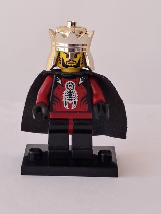 LEGO Minifigur Schach König (cas277) Rarität Weihnacht (Gebraucht) in ...