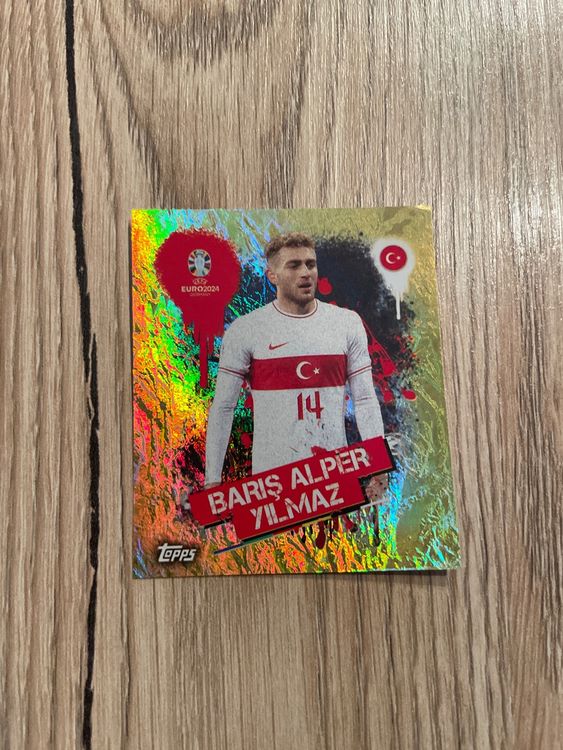 Topps Euro EM 2024 / BARIS ALPER YILMAZ GOLD /TUR 3 / ARTIST (Neu ...