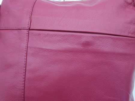 Schultertasche Purpur Rindsnappa
