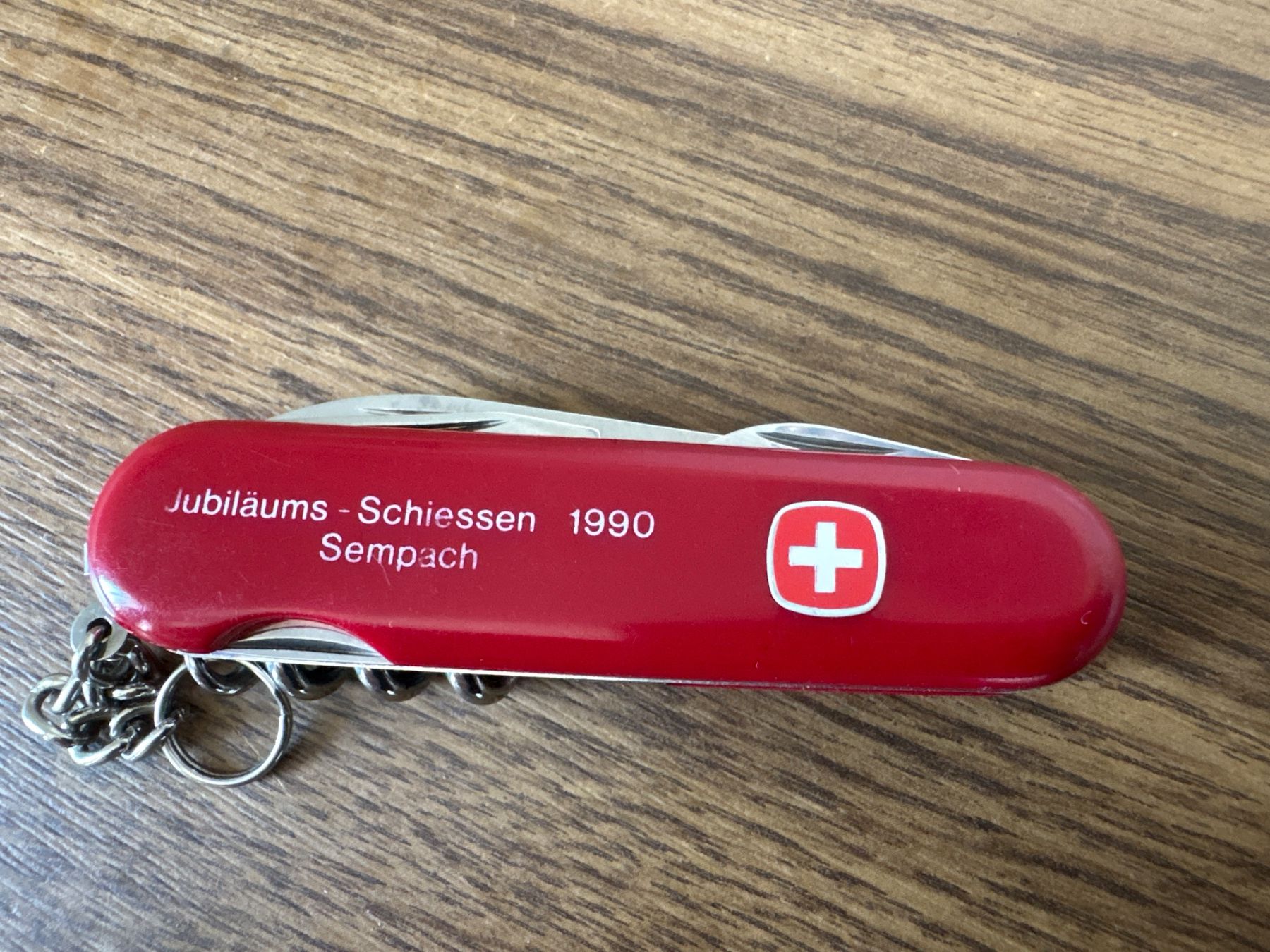 Wenger Coltelli tascabile: WENGER - Sackmesser - Jubiläums-Schiessen 1990 Sempach – Usato da Andwil SG venduto da Rainboli 8