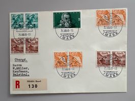 1948 IMABA Basel Einges. Brief Nr. 202/204/257/281