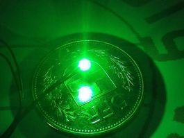 LED SMD 0805 grün, verkabelt, 1Stk
