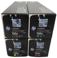 4 Stk. HP Nr. 130A Toner, CF350A + CF351A + CF352A + CF353A