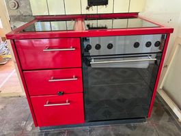 Tiba Holzherd mit integriertem Elektrobackofen/Kochherd