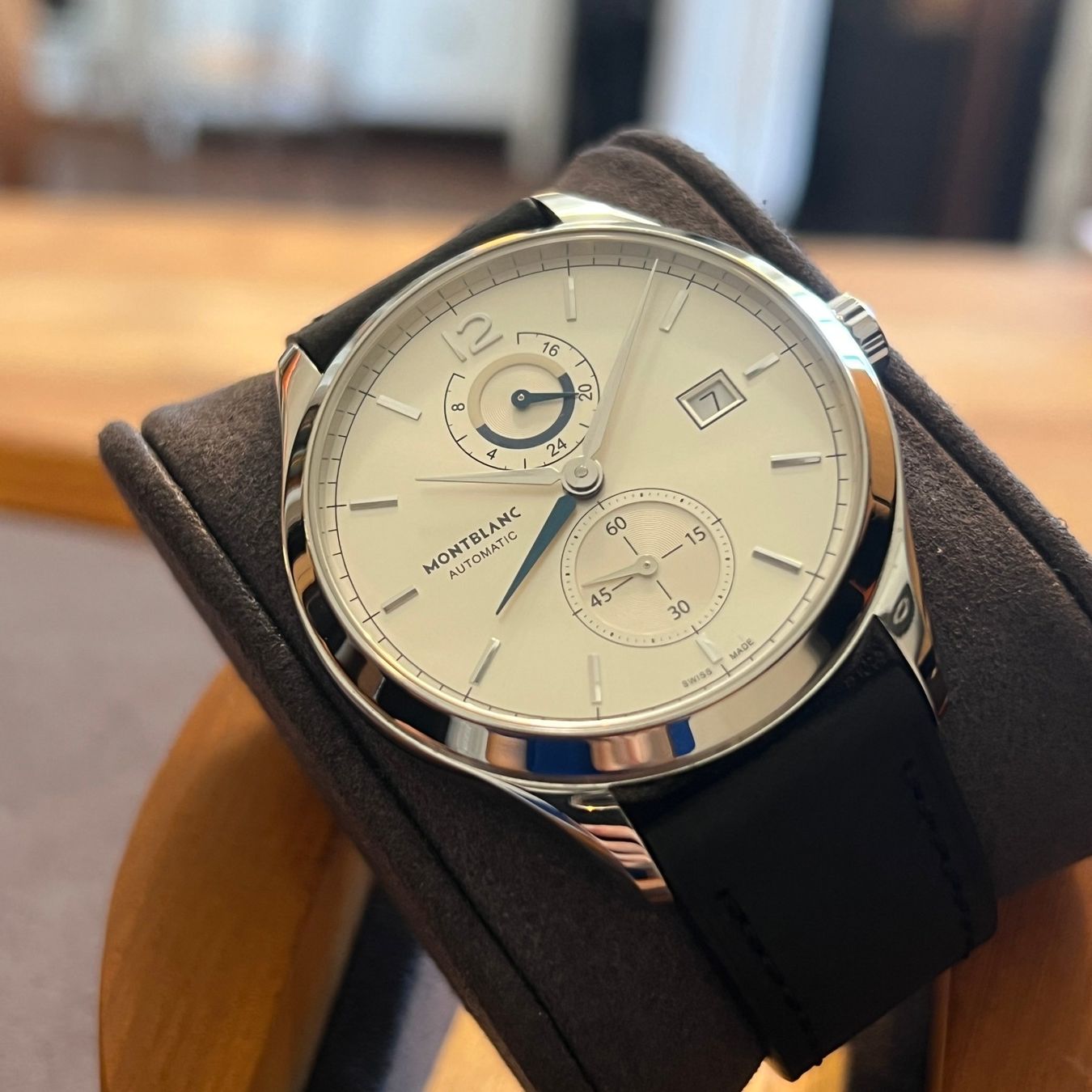 Montblanc Orologi: Montblanc Heritage Chronometry Dual Time 112540 – Usato da Carouge GE venduto da Watchaser 7
