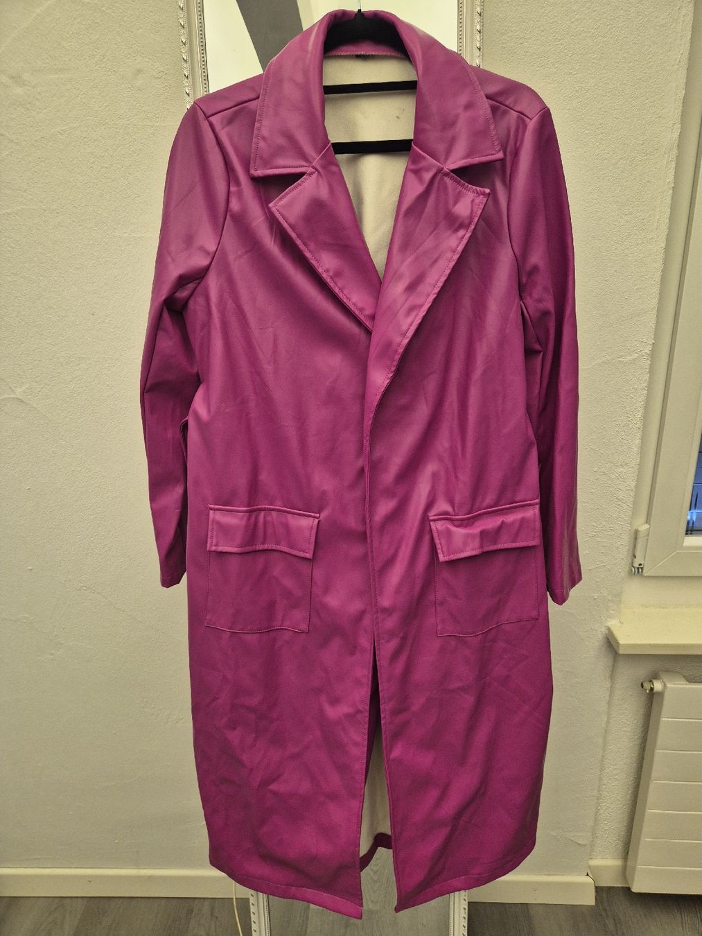 Mäntel: Coat pink leatherette size S, new. – Neu (gemäss Beschreibung) aus Wangen b. Olten von Dalistyle83 1