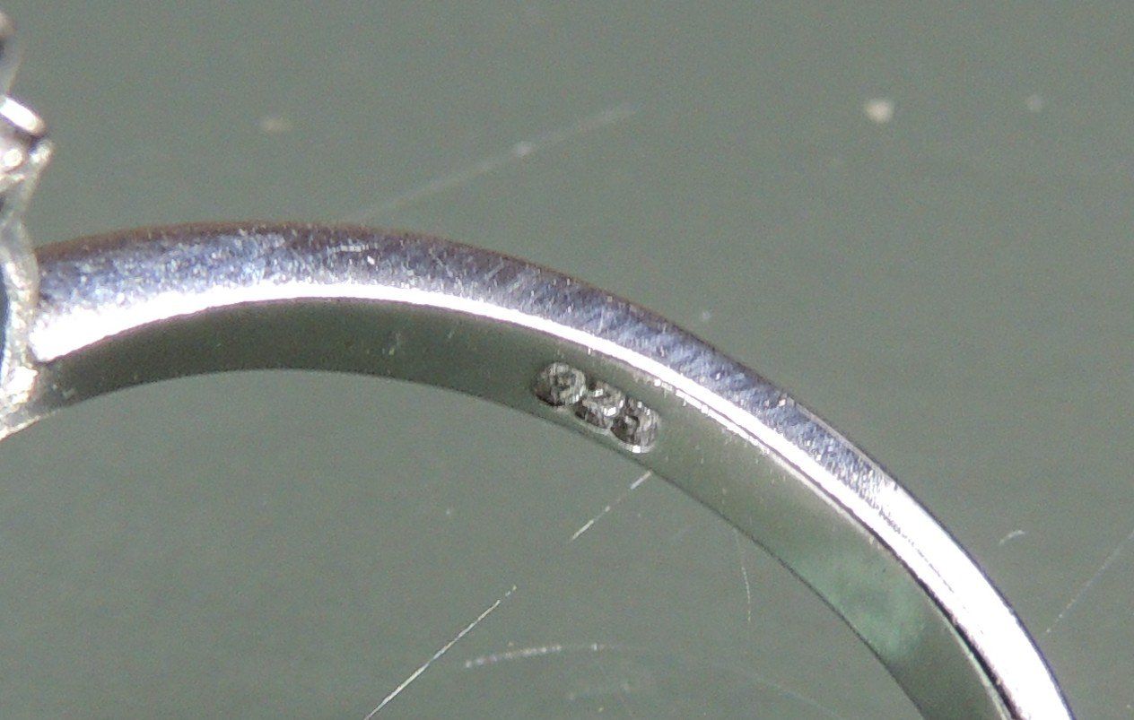 Anelli: Lab grown Smaragd Silber 925 Fingerring – Nuovo e nell'imballaggio originale da Waldenburg venduto da schaller707 6