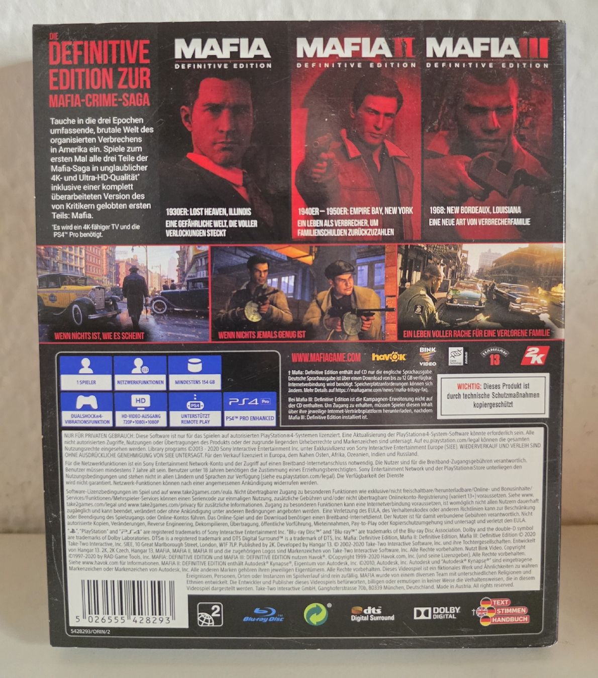 Jeux: PS4 Mafia Trilogy Spiel Collection – D'occasion à Ehrendingen par lax21 3