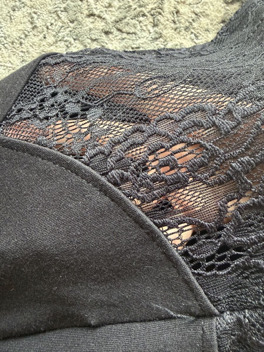Vestiti: Schickes, elegantes Abendkleid mit Spitze, Grösse S, schwarz – Nuovo (secondo la descrizione) da Zurich venduto da kat_dcy5 8