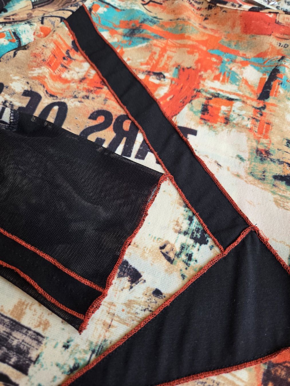 Top: Mesh Top, made in France Gr. 44 – Usato da Bern venduto da -Aniko- 4