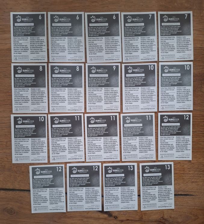 Panini Carte collezionabili: Panini EM 2008 / 19 Städte Stickers -> komplett – Usato da Horw venduto da Zemmerli 1