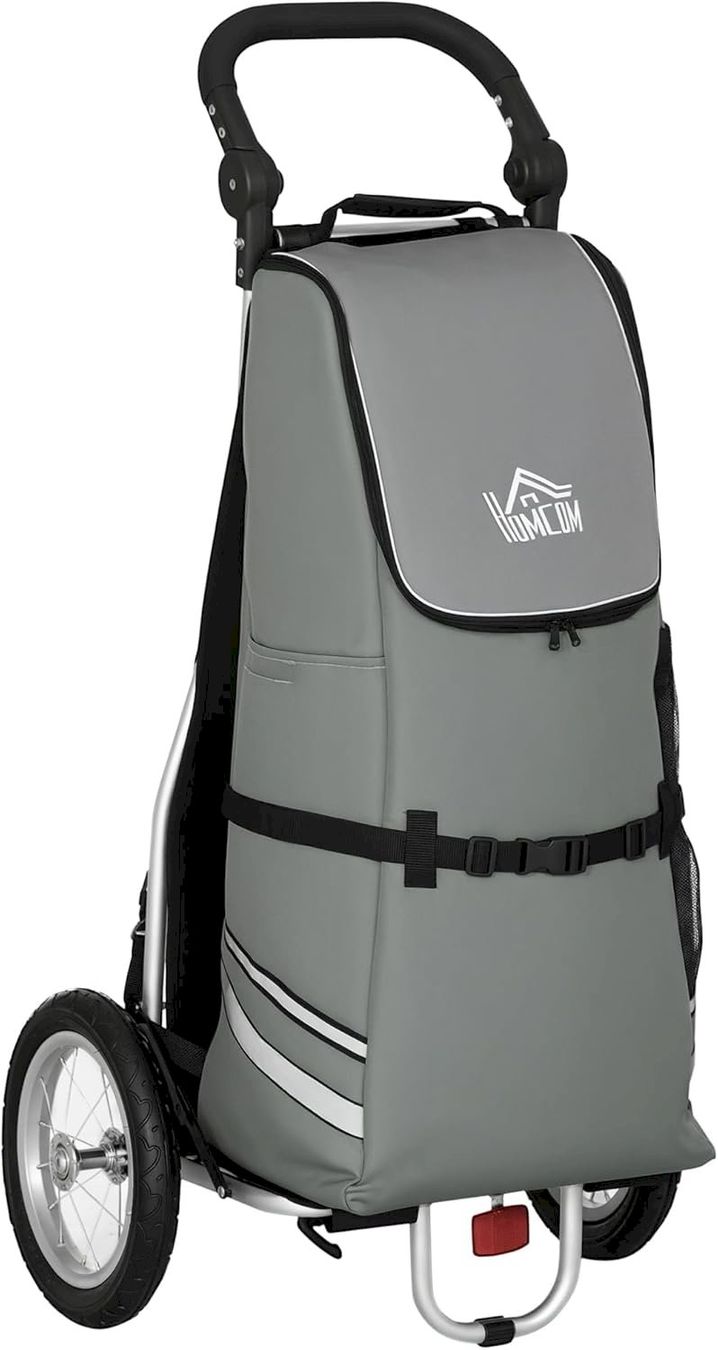 Rimorchi per biciclette: 2 in 1 Lastenanhänger 55L Grau – Nuovo e nell'imballaggio originale da Bottighofen venduto da zaap