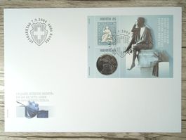 TR12 Enveloppe + Timbre Suisse 2004