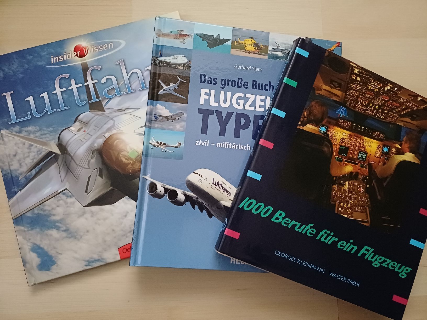 Livres: 3x Luftfahrt-Bücher: Flugzeugtypen, Technik & Geschichte – D'occasion à Windlach par lanuj