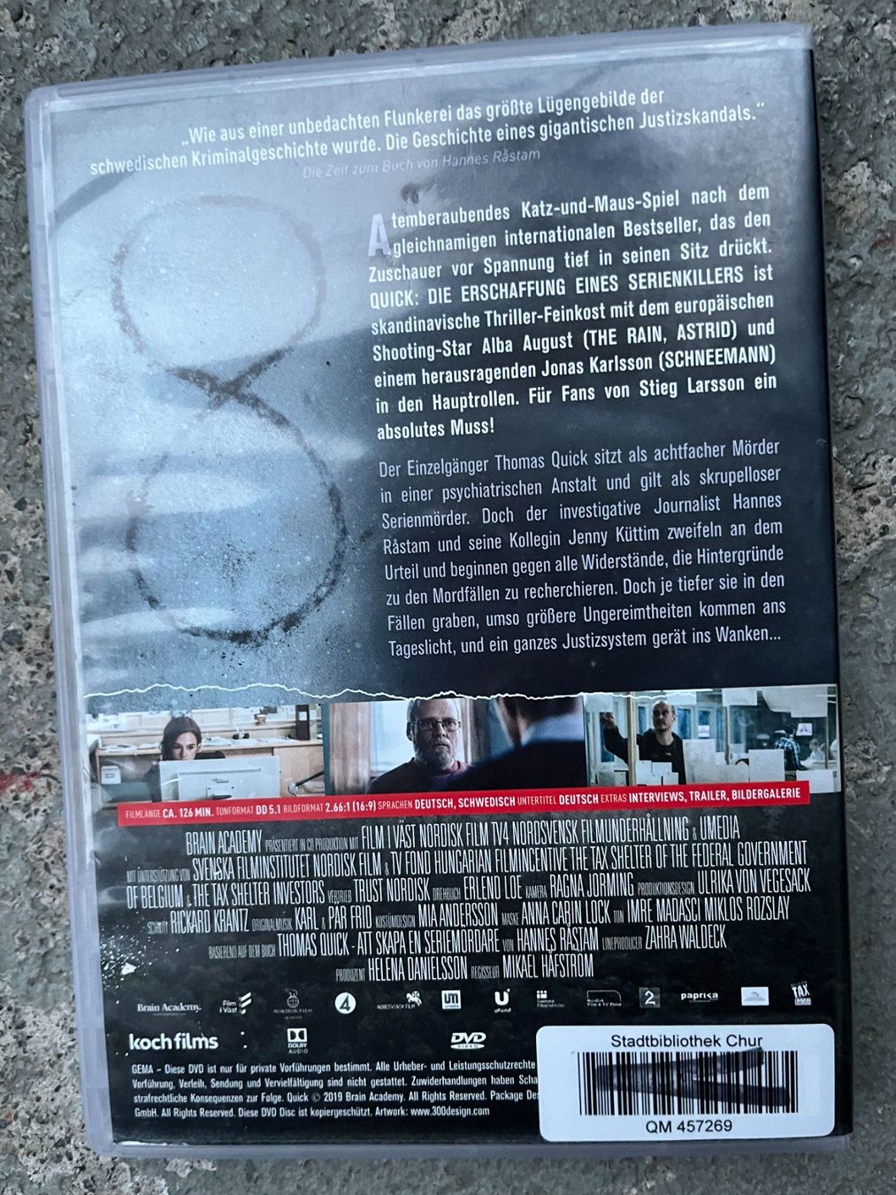 Alle DVDs: DVD - Quick: Die Erschaffung eines Serienkillers – Gebraucht aus Effretikon von Vesta02 1