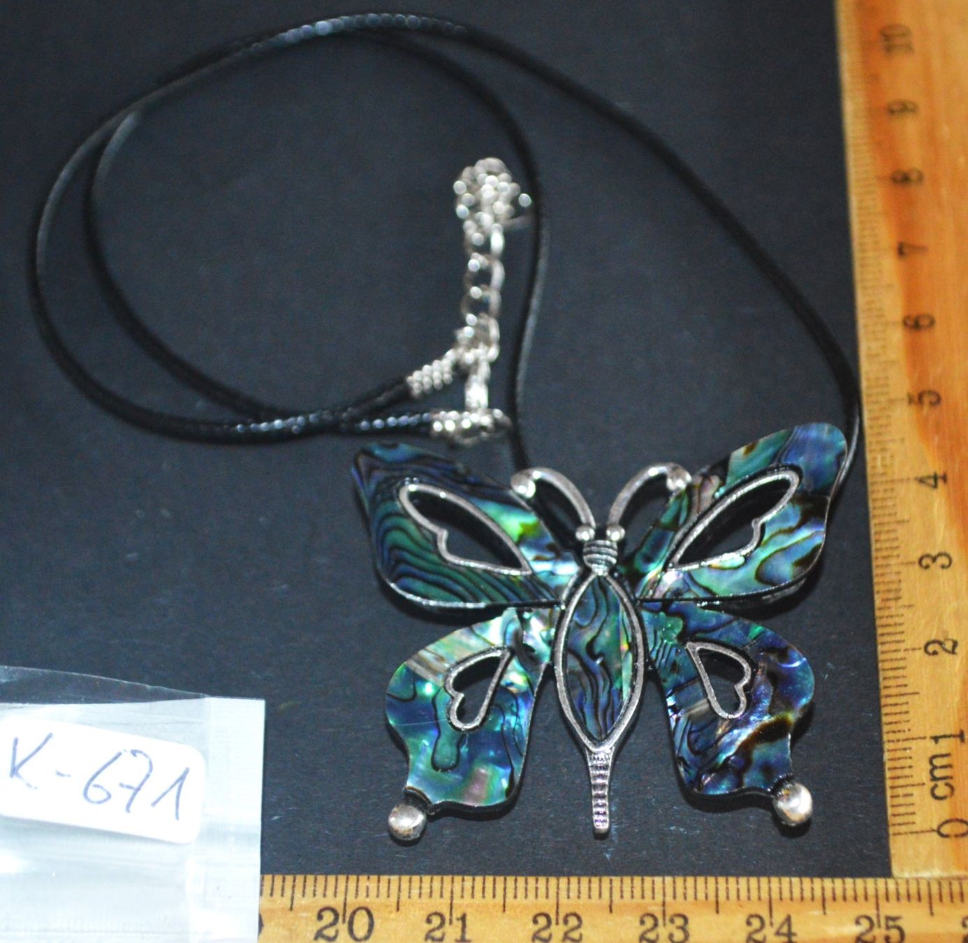 Spille & Fermagli: Brosche oder Halskette K-671– Schmetterling Perlmutter-5x5cm – Nuovo e nell'imballaggio originale da Goldiwil (Thun) venduto da han_v5b7 3