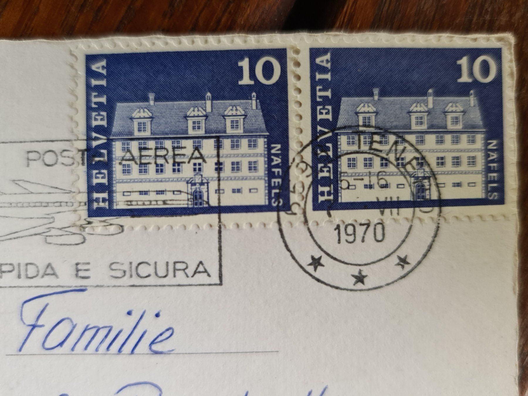 Ansichtskarten: Ansichtskarte Ascona 1970 – Gebraucht aus Dintikon von Vexi 1