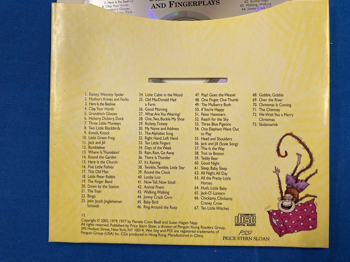 CD: Wee Sing Children's Songs and Fingerplays CD – Nuovo e nell'imballaggio originale da Effingen venduto da Fylarama 1