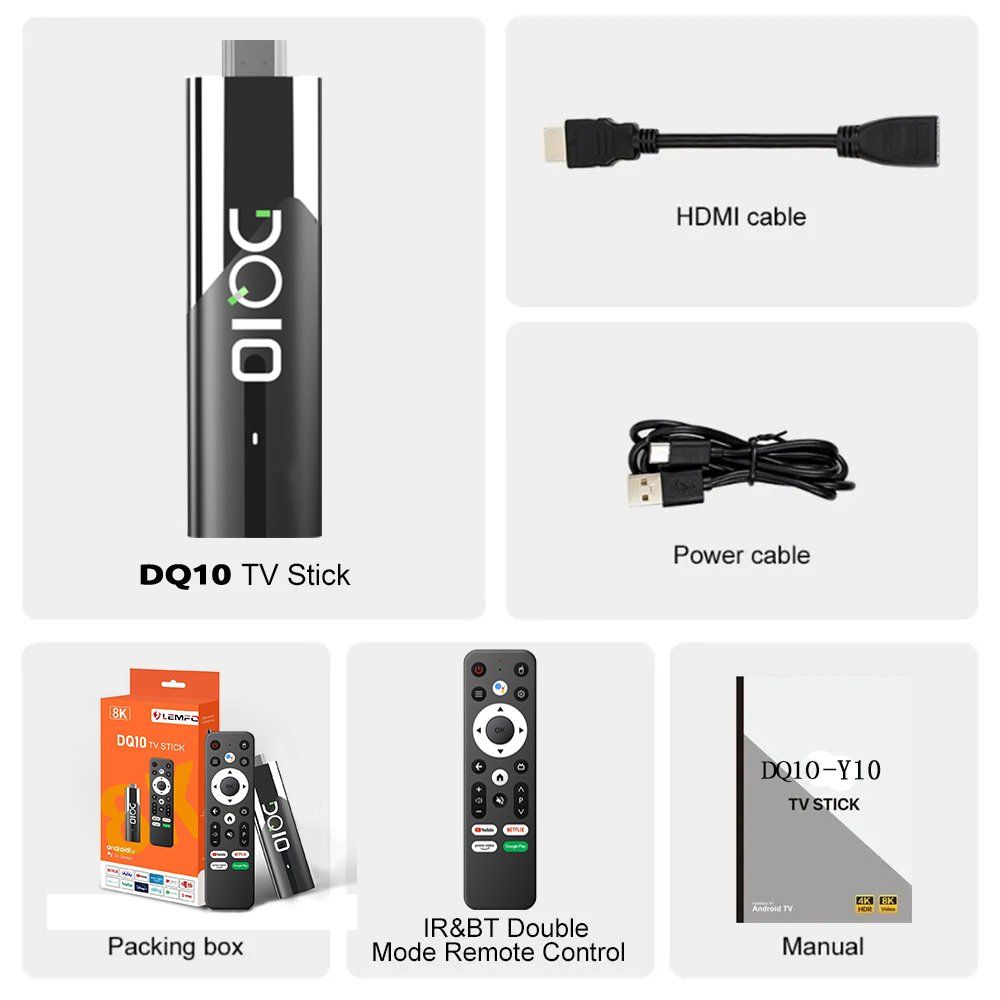 Lettore multimediale & Streamer: Android 13 Smart TV Stick Allwinner H618 Quad Core – Nuovo e nell'imballaggio originale da Unterägeri venduto da RmOnline 3