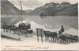 POSTKUTSCHE 1910 Silsersee