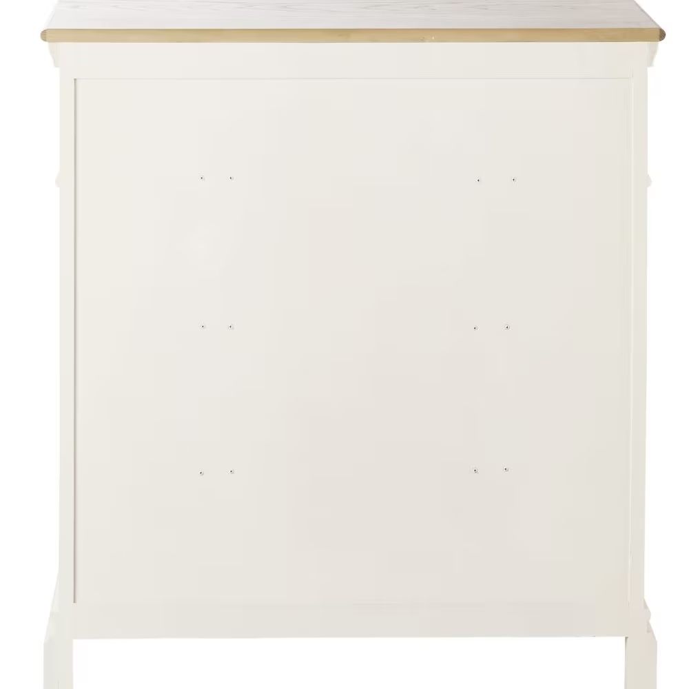 Maisons du monde Cassettiere: Léontine - Commode haute 5 tiroirs crème L86 – Usato da Etoy venduto da mau_677p 8
