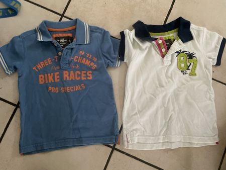 2er Set H&M Poloshirts Gr. 86/92 von H&M - Super Zustand!