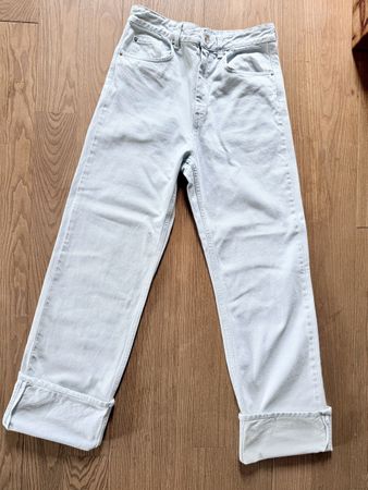H&M Jeans hellblau straight leg 36