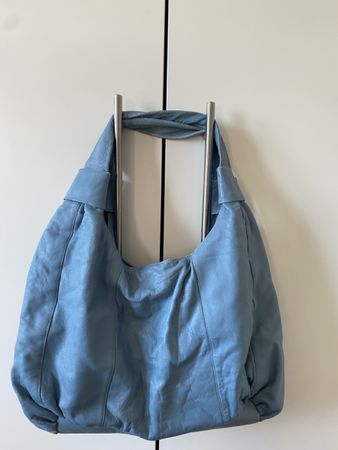 Handtasche, blau