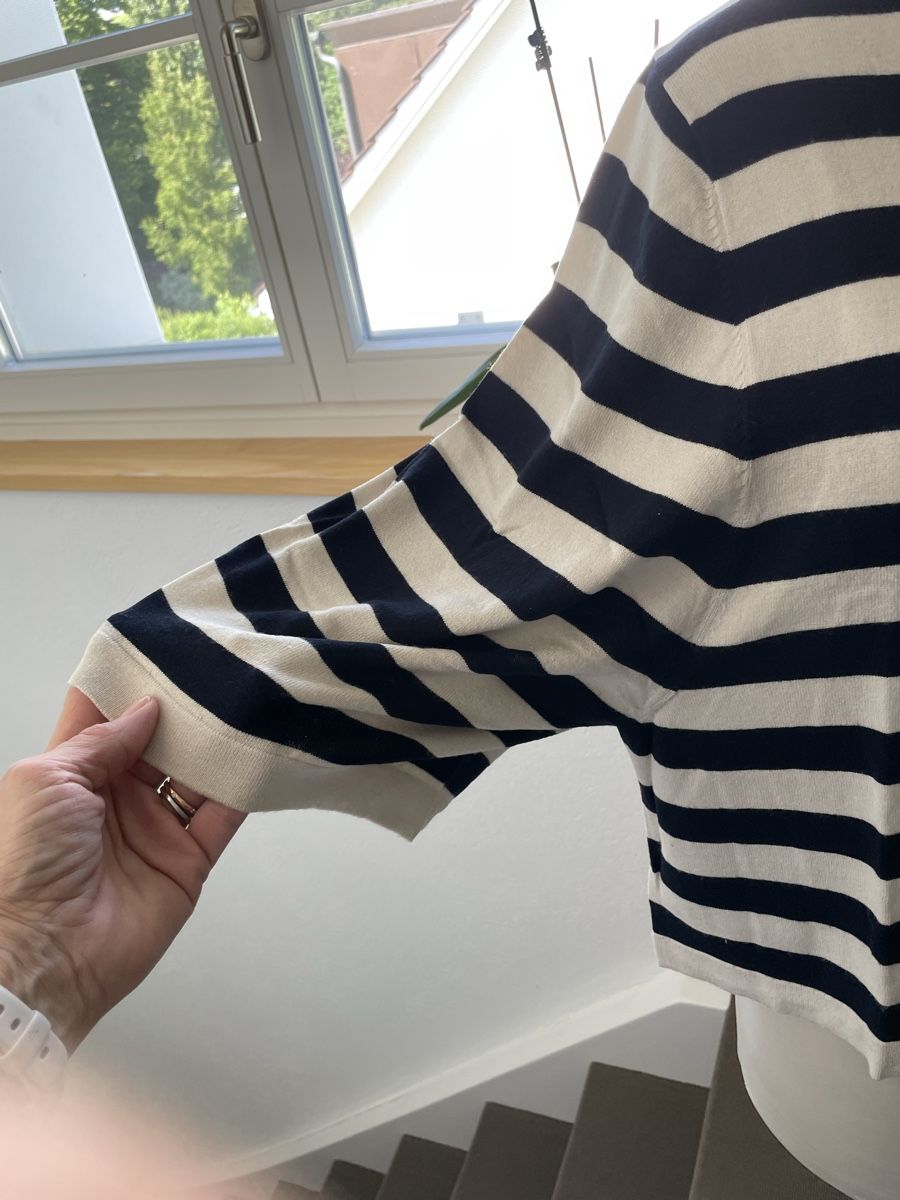 Max Mara Maglioni & Felpe: Marine-Pulli, gestreift, Gr. S, Max Mara Weekend,  – Usato da Basel venduto da frf 1