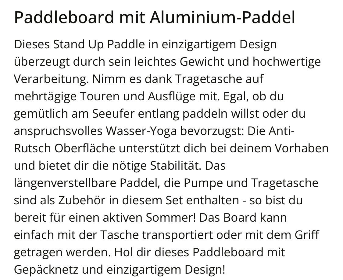 Gonser Planches de surf: SUP Stand up Paddel – D'occasion à Biel/Bienne par Anjalina2609 5