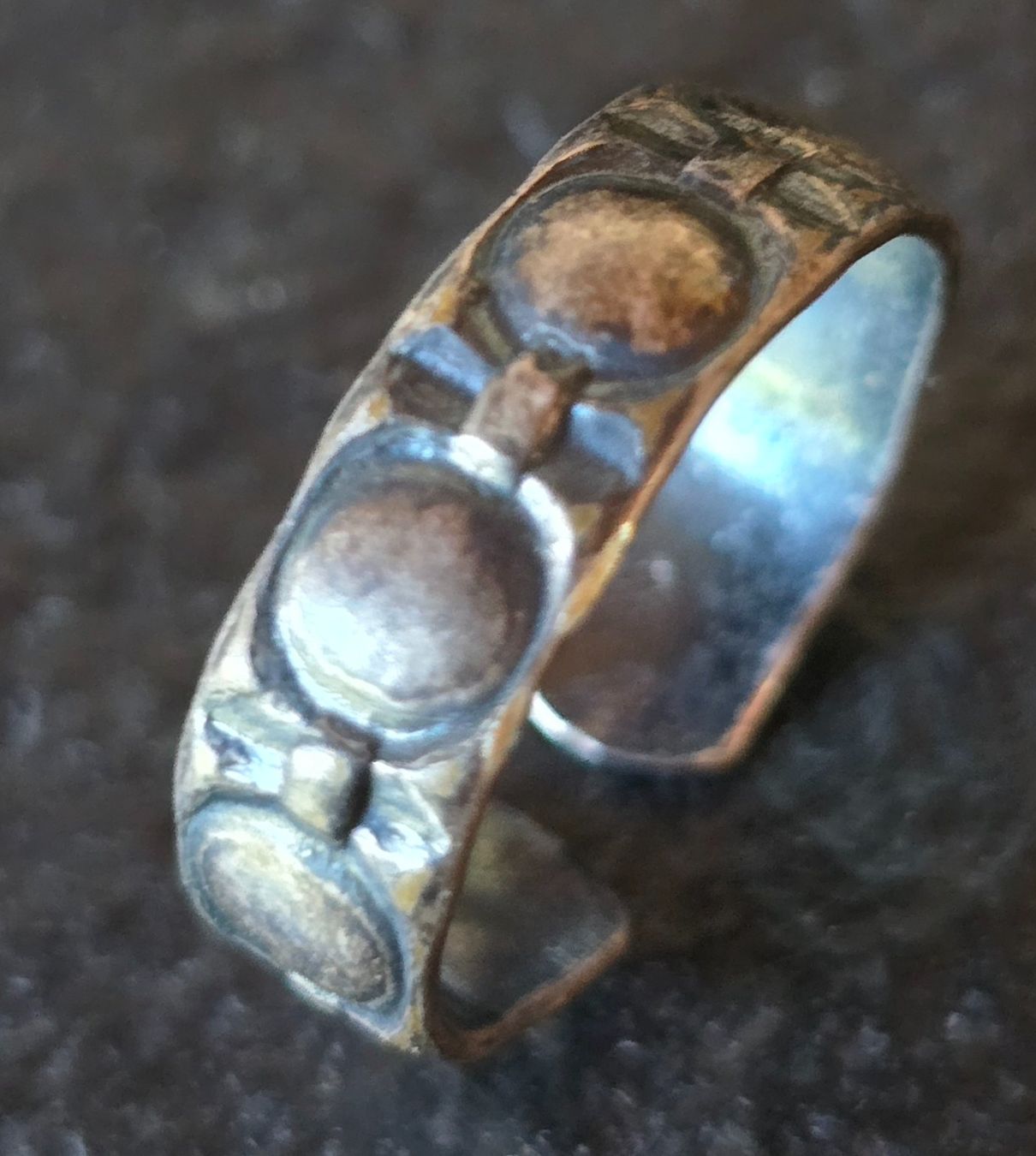 Bagues: Zehenring Silber verstellbar mit Muster abgenutzt – D'occasion à Duebendorf par Dguguseli 2