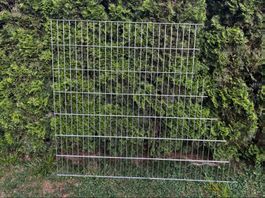 gitter abdeckgitter zaun abdeckung doppelstabmatte