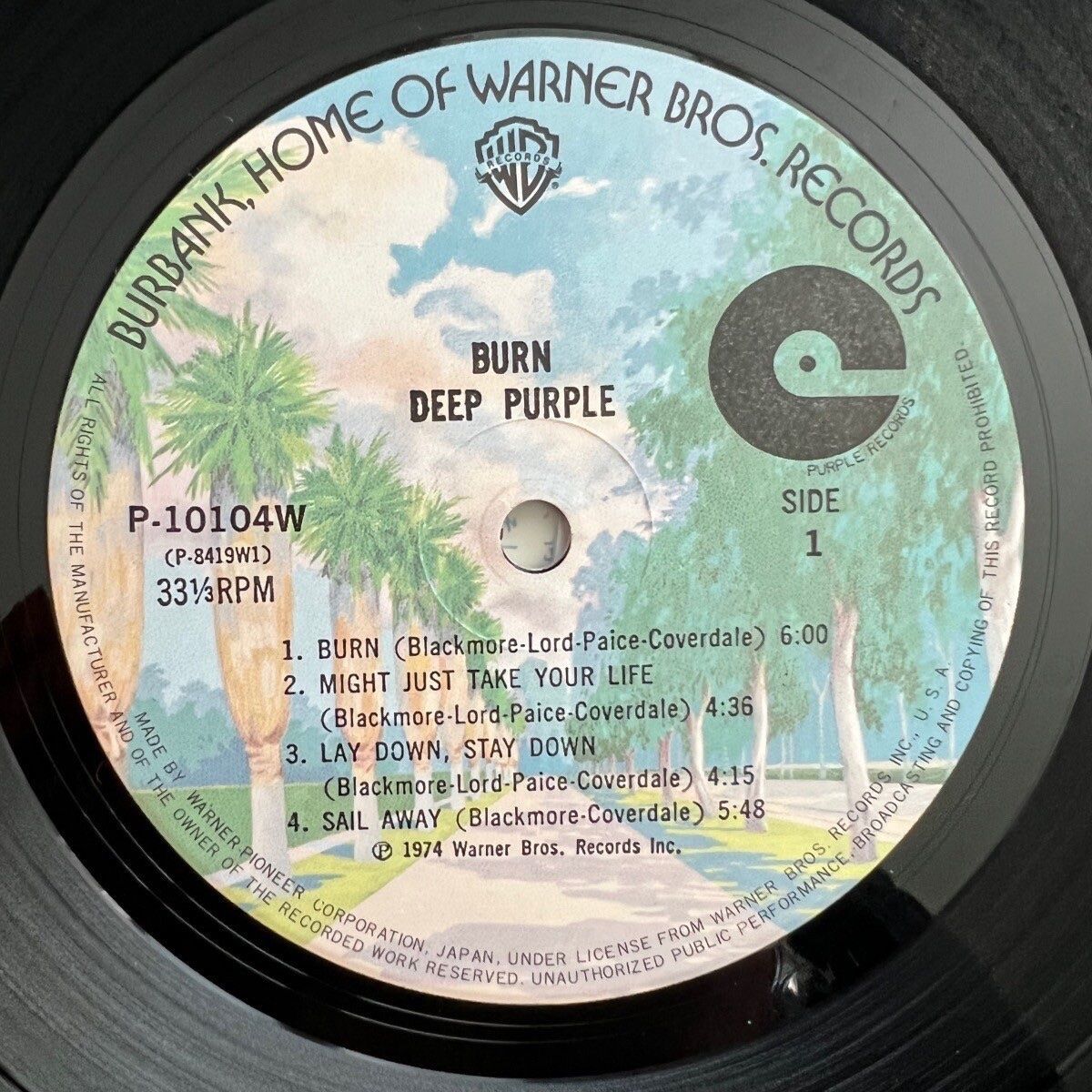 Dischi in vinile: Deep Purple - Burn / Japan Press.1985 - TOP – Usato da Gais venduto da soundcave57 3