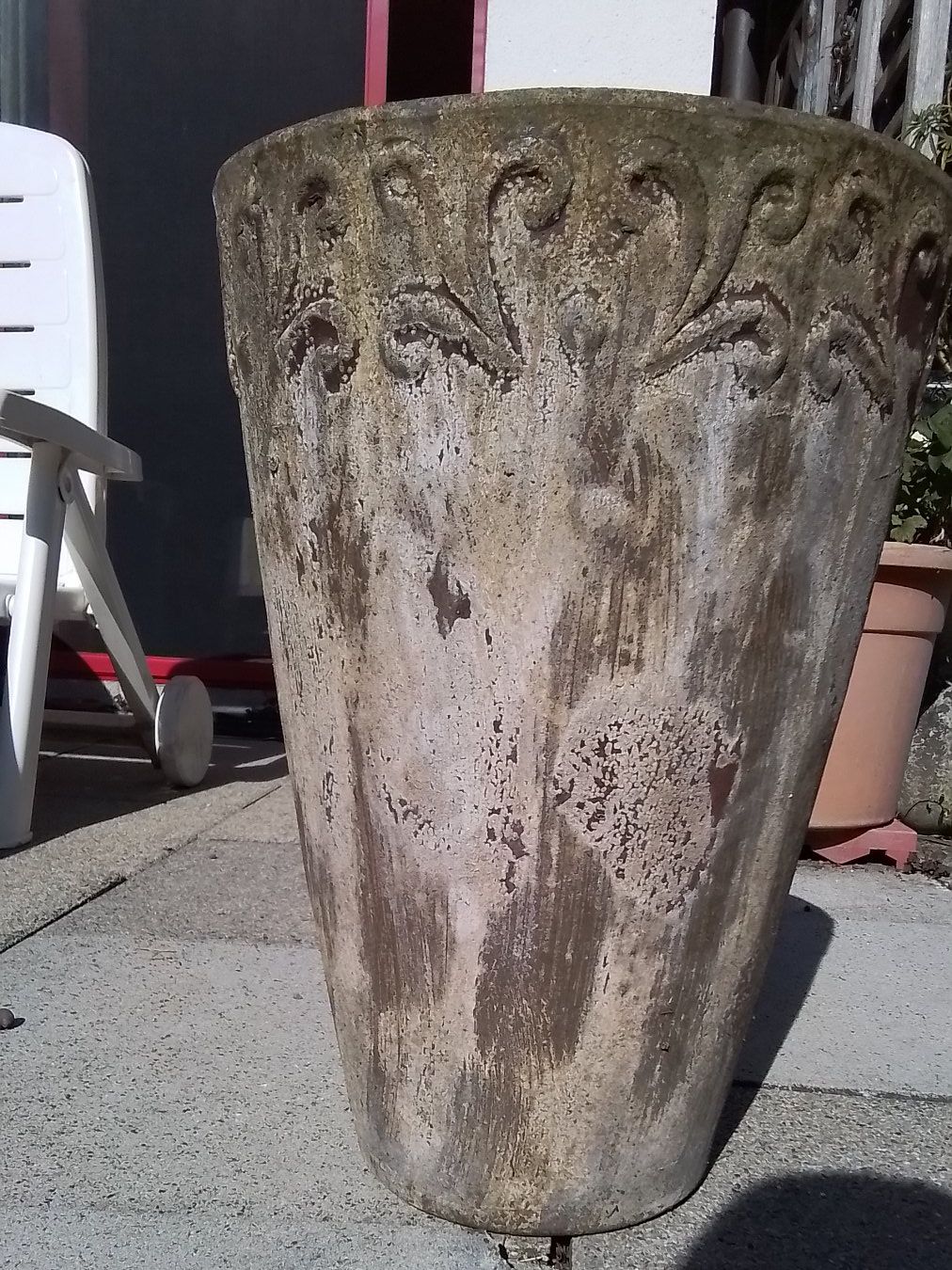 Vasi per fiori: Blumentopf 52cm hoch, 30cm Innendurchmesser, schwer Garten – Usato da Oberurnen venduto da DVDL 1