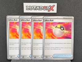 4x Ultra Ball - 131/132 - 213/217 - Englisch