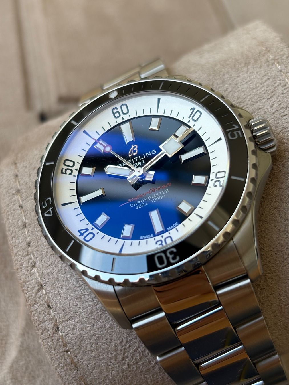 Breitling Orologi: Breitling Superocean Automatic 42 Fullset mit Garantie – Usato da Birsfelden venduto da Mynos 1