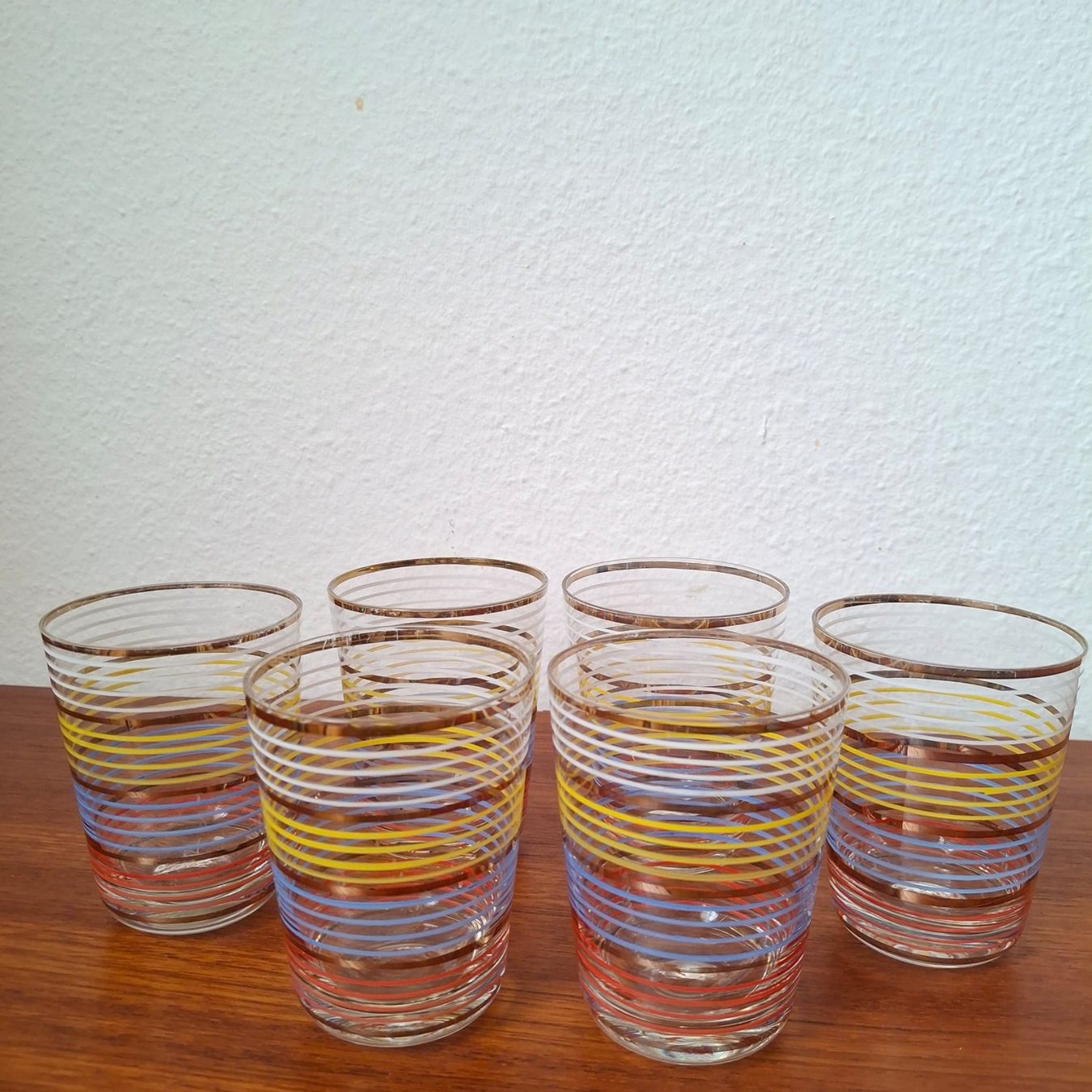 Verres: lot 6 verre vintage – D'occasion à Neuchâtel par Rochawood