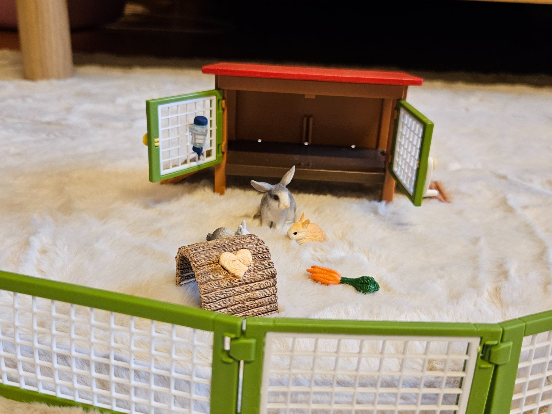 Schleich Giocattoli: Schleich Kaninchenstall – Usato da Muolen venduto da xania82 1
