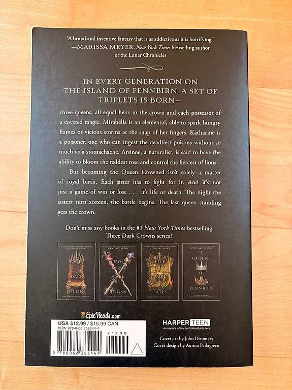 Libri: Three dark crowns – Usato da Bern venduto da anj_f8cn 1