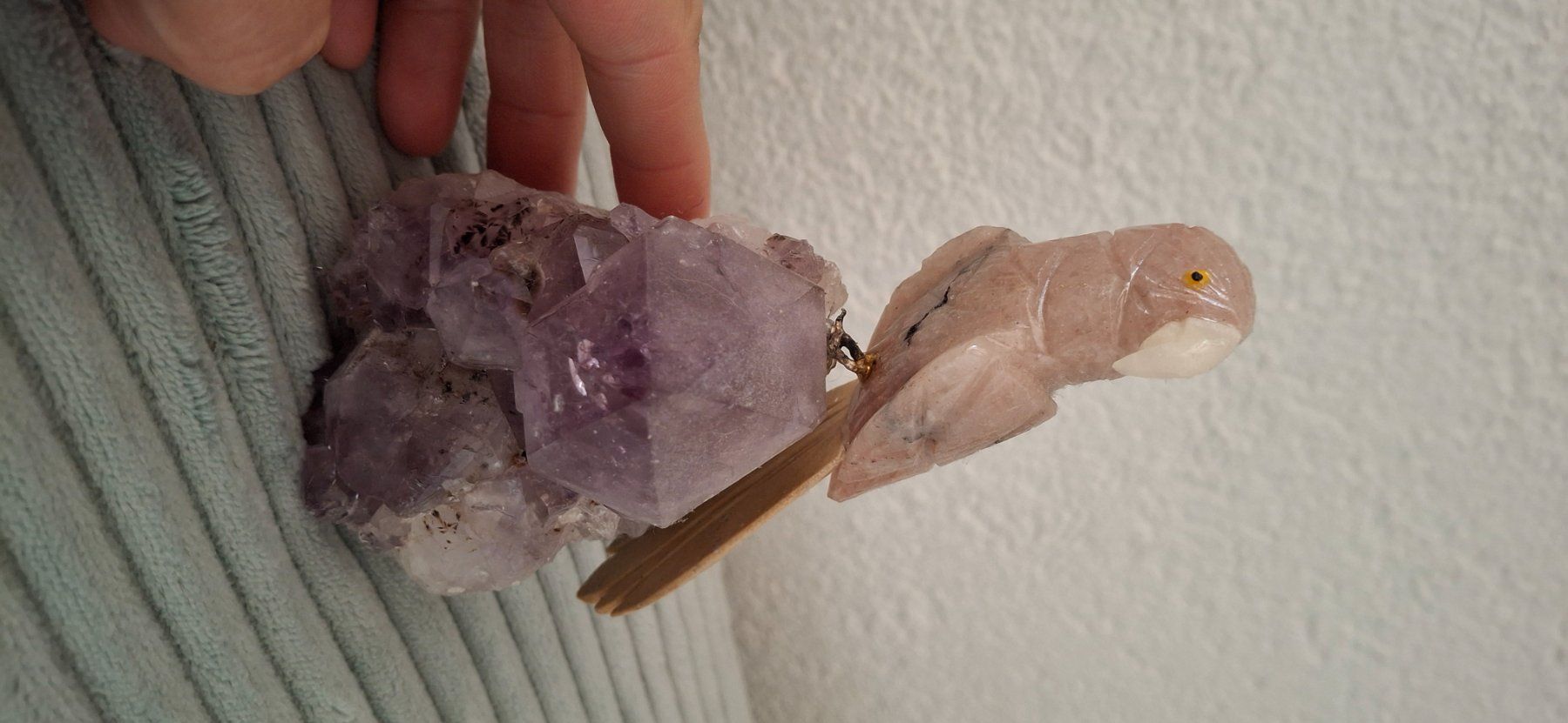 Tutte le decorazioni: Amethyst-Edelstein mit Papagei – Nuovo (secondo la descrizione) da Bülach venduto da cor_nfm8 3