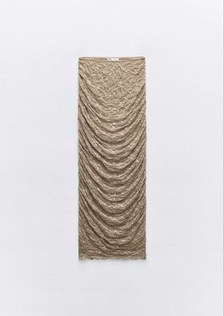 NEU! Zara shiny Lace Midi Skirt XS