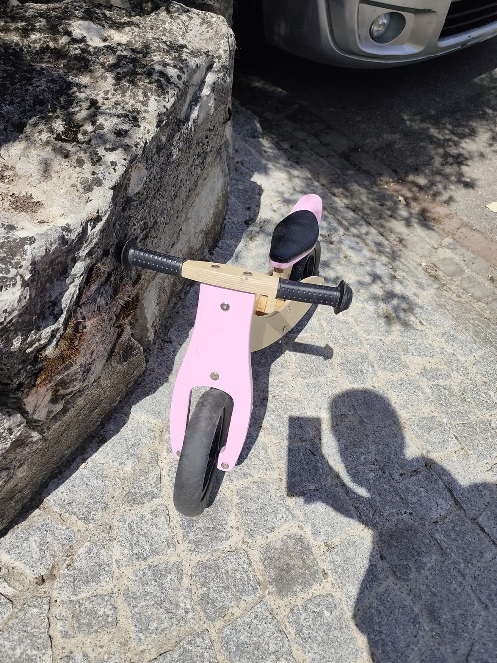 Fahrzeuge für Kinder: Kinder Laufrad Holz/rosa – Gebraucht aus Zürich von Eszter4 1