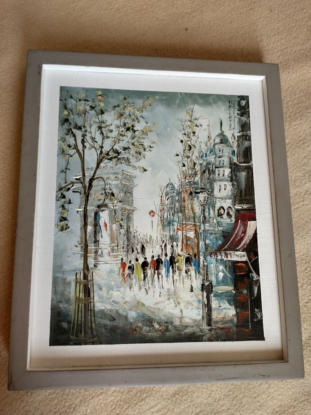 Dipinti: Gemälde - Impressionistisches Stadtbild Paris – Usato da Löhningen venduto da Chimae67 8