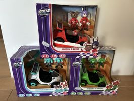 1000 Challenge Fahrzeuge mit Figuren 3er Set NEU